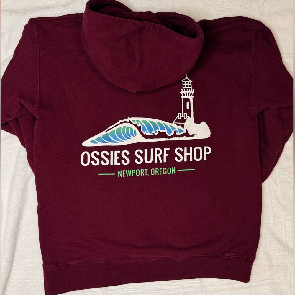 Men's Burgundy Hoodie